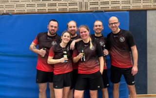 Zweite Mannschaft der STR-Badmintonabteilung beim Hinrundenspiel 2025/26 in Letmathe